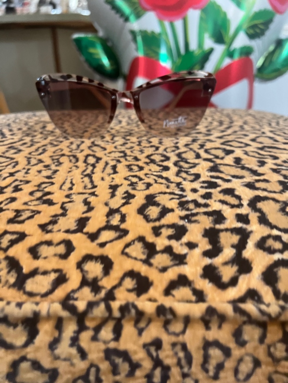 Nannette Tortoiseshell Cat-Eye Sunglasses - Brown Lenses